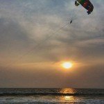 varca india goa beach sunset