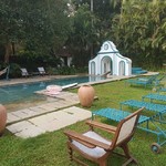 @instagram: Out back at Vivenda dos Palhacos #india #goa #majorda #vivendadospalhacos #bungalow #goan