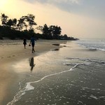 goa beach morning sunrise