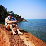 @instagram: Любите ли вы море так, как люблю его я?!) #море #аравийскоеморе #океан #гоа #индия #лето #отпуск #отдых #goa #india #sea #candolim #кандолим