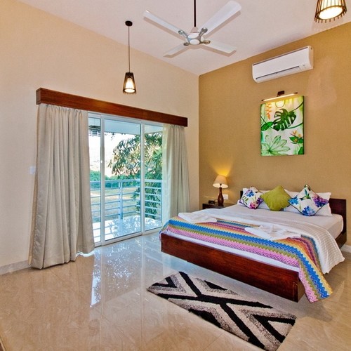 Luxury comfortable bedrooms in calangute villa